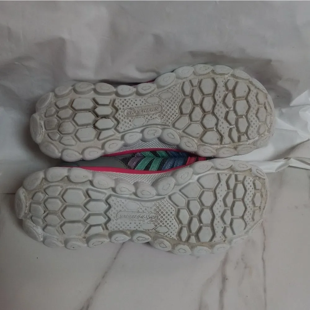 Skechers Flex Memory Foam Gratis Empower Gray/Multicolor Sneakers Size 4